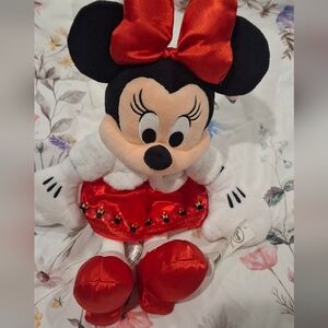 Disney Minnie Mouse Plush Toy - Red and Black SMOKE FREE HOME NEVER USED
